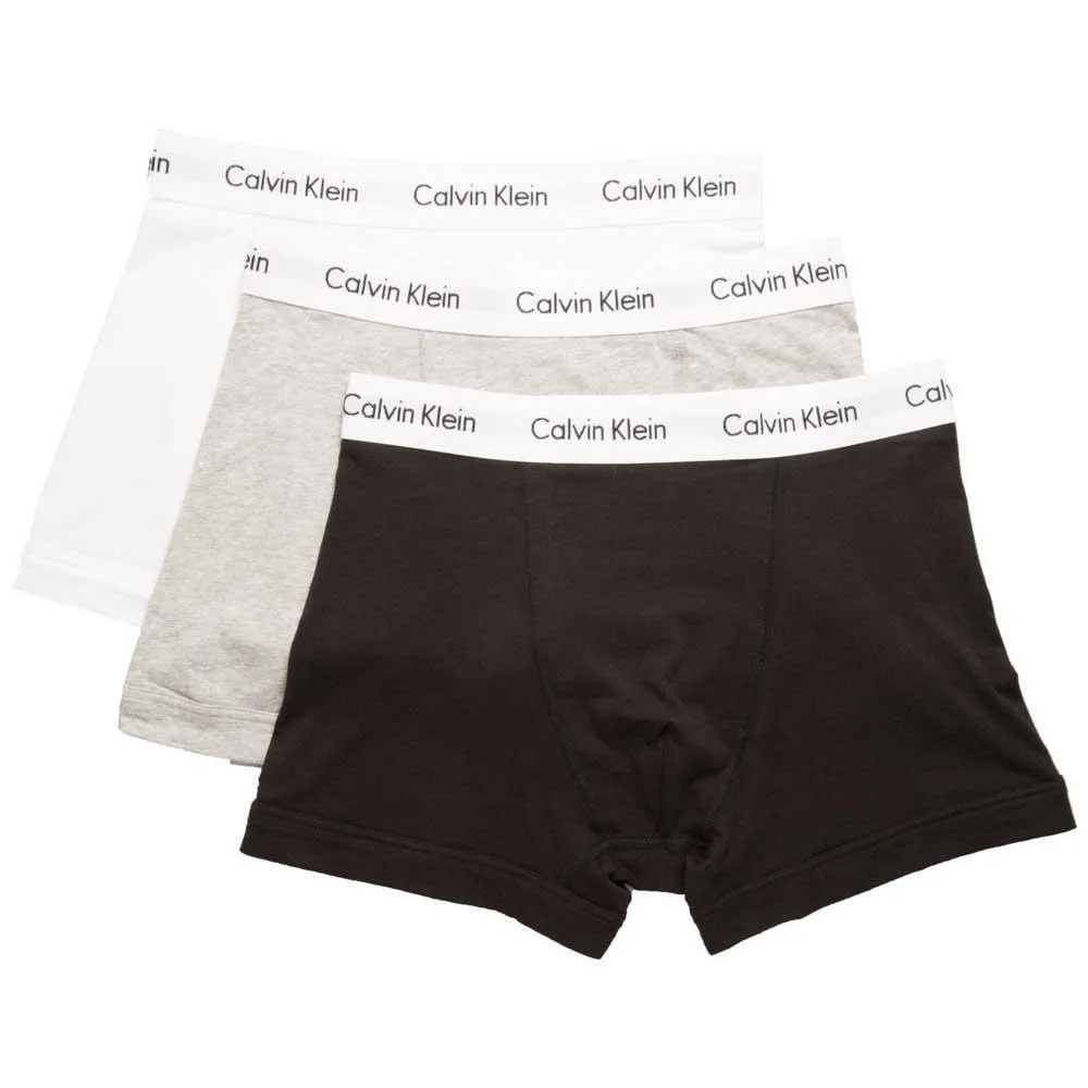 CALVIN 3件組 Klein 四角褲 透氣 舒適 男內褲 平口褲 正品歐洲代購 [136833872]