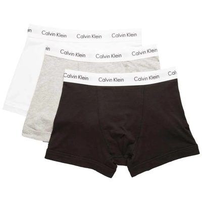 CALVIN 3件組 Klein 四角褲 透氣 舒適 男內褲 平口褲 正品歐洲代購 [136833872]