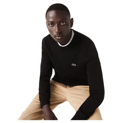 LACOSTE Classic Fit Crew Organic Cotton Sweater 毛衣 正品代購