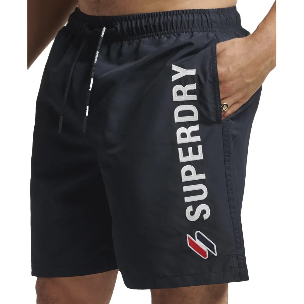 SUPERDRY Code Applque Swimmin 短褲 環保材質 正品歐洲代購 [138565911]