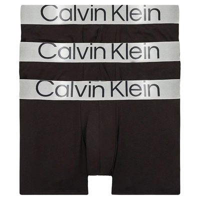 CALVIN 3件組 Klein 四角褲 耐磨 透氣 舒適 男內褲 平口褲 正品歐洲代購 [138646399]