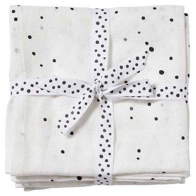 DONE BY DEER Deer Burp Cloth 2 Pack Dreamy Dots 睡眠寢具 正品代購