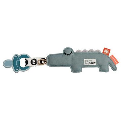 DONE BY DEER Deer Croco Pacifier Holder 安撫奶嘴固齒器 正品代購