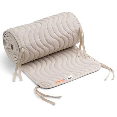 DONE BY DEER Deer Quilted Bed Bumper W Strings Waves 睡眠寢具 正品代購