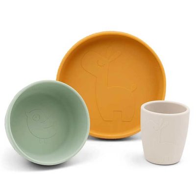 DONE BY DEER Deer Stick Stay Dinner Set Lalee 餐盤組 正品代購
