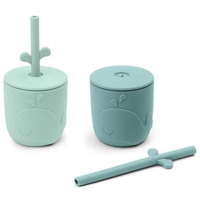 DONE BY DEER Deer Straw 2 Pack Wally Cup 餐盤組 正品代購