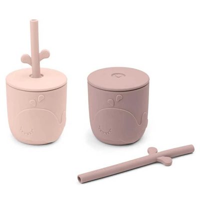 DONE BY DEER Deer Straw 2 Pack Wally Cup 餐盤組 正品代購