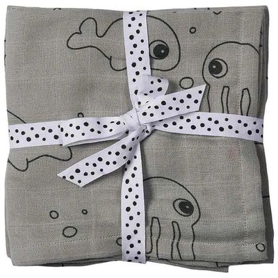 DONE BY DEER Deer Friends Swaddle 2 Pack Sea 睡眠寢具 正品代購