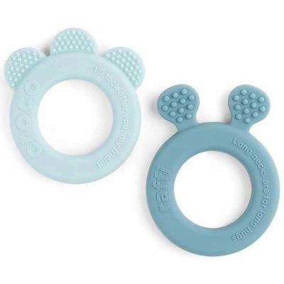DONE BY DEER Deer Friends Teether 安撫奶嘴固齒器 2件組 正品代購