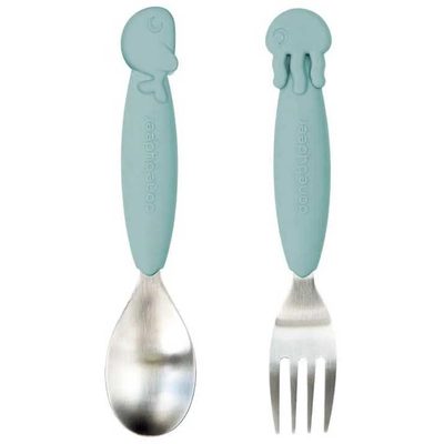 DONE BY DEER Deer Yummyplus Friends Cutlery Set 餐具組 正品代購