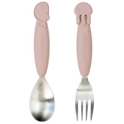 DONE BY DEER Deer Yummyplus Friends Cutlery Set 餐具組 正品代購