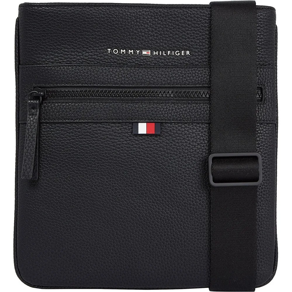 TOMMY HILFIGER Essential Crossbody 舒適 真皮 正品歐洲代購 [138906649]