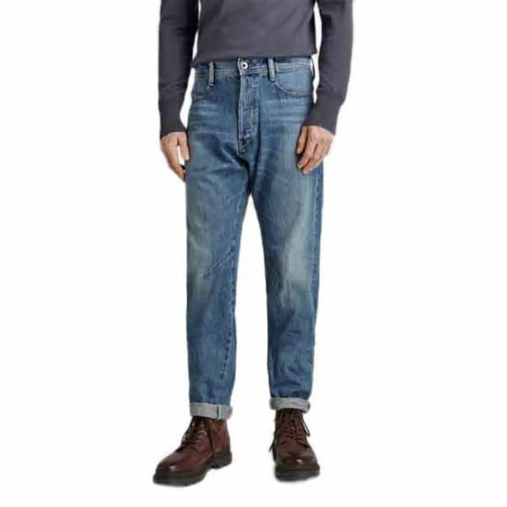 G-STAR RAW Star Arc 牛仔褲 有機棉 立體剪裁 直筒 休閒 正品歐洲代購 [139100063]