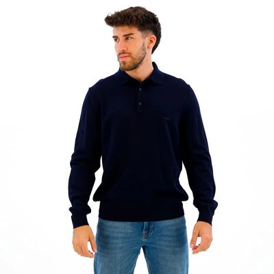 BOSS Bono Long Sleeve POLO衫 初剪羊毛 長袖Polo 正品歐洲代購 [139182822]
