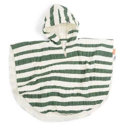 DONE BY DEER Deer Poncho Gots Stripes Bathrobe 浴袍 正品代購