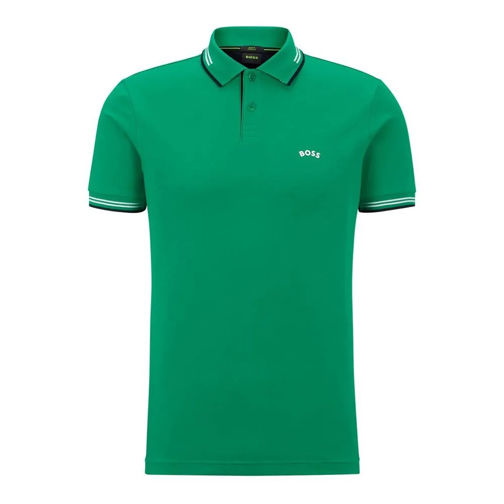 BOSS Paul Curved Short Sl POLO衫 舒適 合身 正品歐洲代購 [139463704]