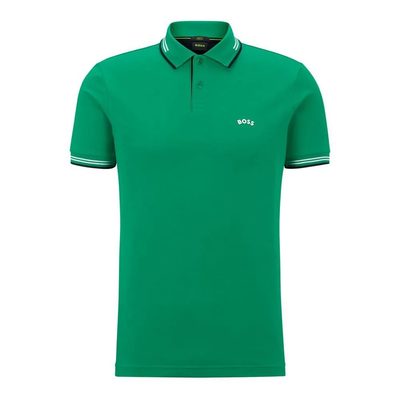 BOSS Paul Curved Short Sl POLO衫 舒適 合身 正品歐洲代購 [139463704]