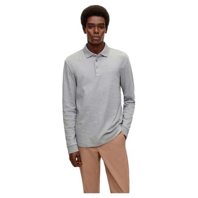 BOSS Pado Long Sleeve POLO衫 奢華面料 商務休閒 正品歐洲代購 [139631715]