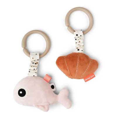 DONE BY DEER Deer Hanging Activity Toy Wally 2 Pieces 推車座椅配件 正品代購