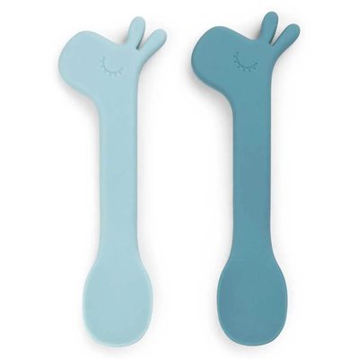 DONE BY DEER Deer Silicone Spoon 2 Pack Lalee 餐具組 正品代購