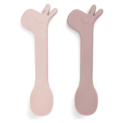 DONE BY DEER Deer Silicone Spoon 2 Pack Lalee 餐具組 正品代購