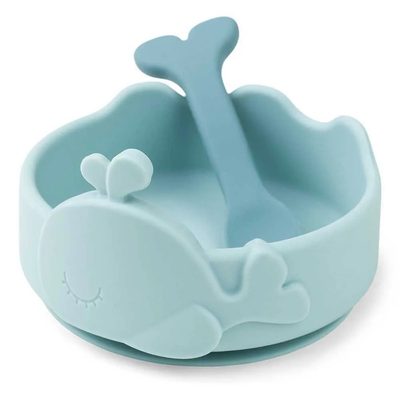 DONE BY DEER Deer Silicone Stick Stay Bowl Baby Spoon Wally 餐具組 正品代購
