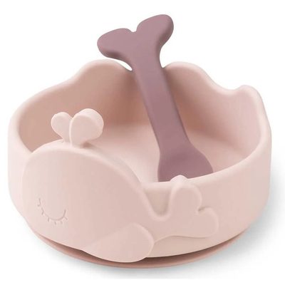 DONE BY DEER Deer Silicone Stick Stay Bowl Baby Spoon Wally 餐具組 正品代購