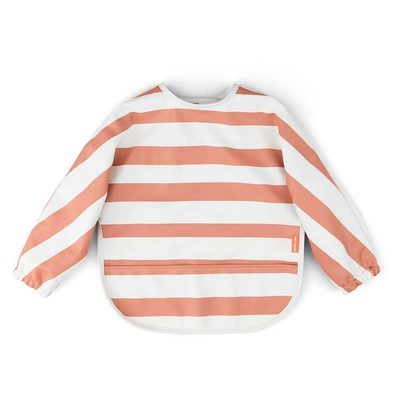 DONE BY DEER Deer Sleeved Pocket Stripes 圍兜口水巾 正品代購