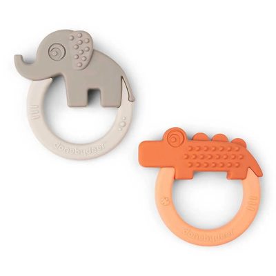 DONE BY DEER Friends Teether 2 Pack Deer 安撫奶嘴固齒器 正品代購