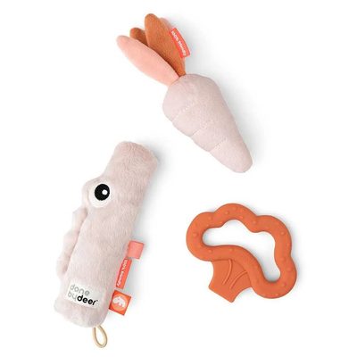 DONE BY DEER Deer Tiny Activity Toy Set Croco 3 Pieces 推車座椅配件 正品代購