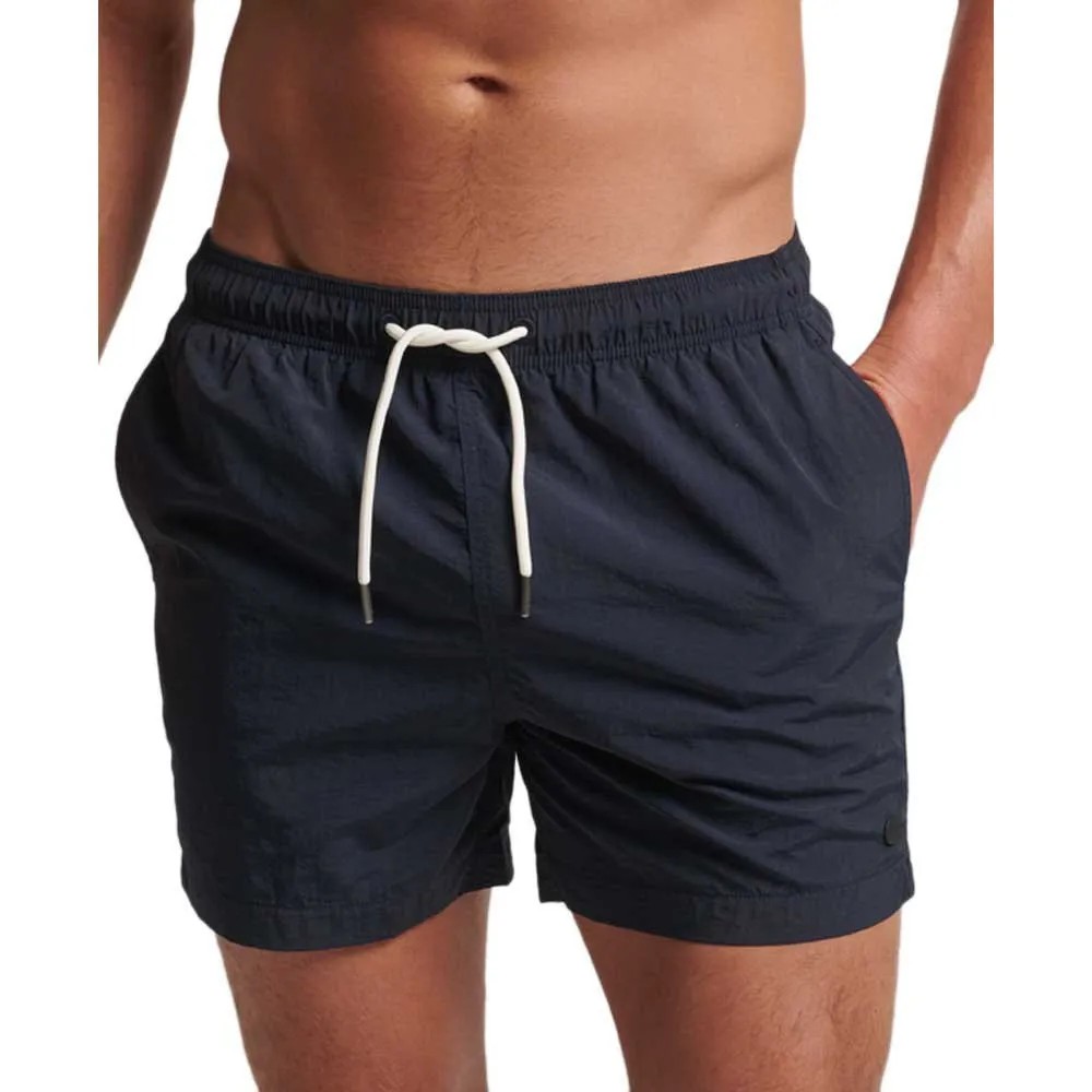 SUPERDRY Studios Swimming 短褲 絲質觸感 低調設計 正品歐洲代購 [139832116]