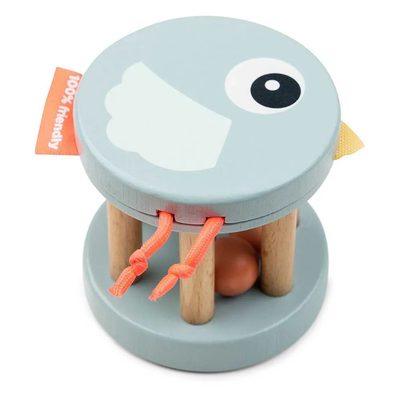 DONE BY DEER Deer Wooden Rattle Birdee 嬰兒玩具 正品代購