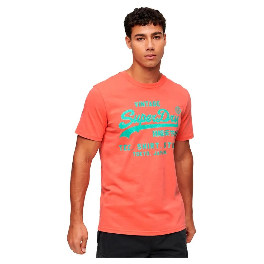 SUPERDRY Neon Vintage Logo Sh T恤 100%棉 正品歐洲代購 [140140846]