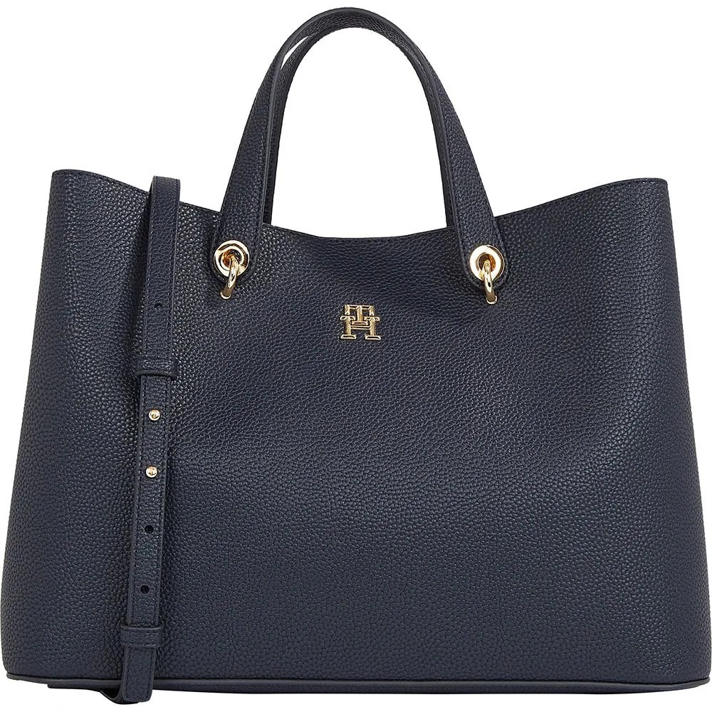 TOMMY HILFIGER Emblem Satchel Bag 舒適 經典 正品歐洲代購 [140281963]