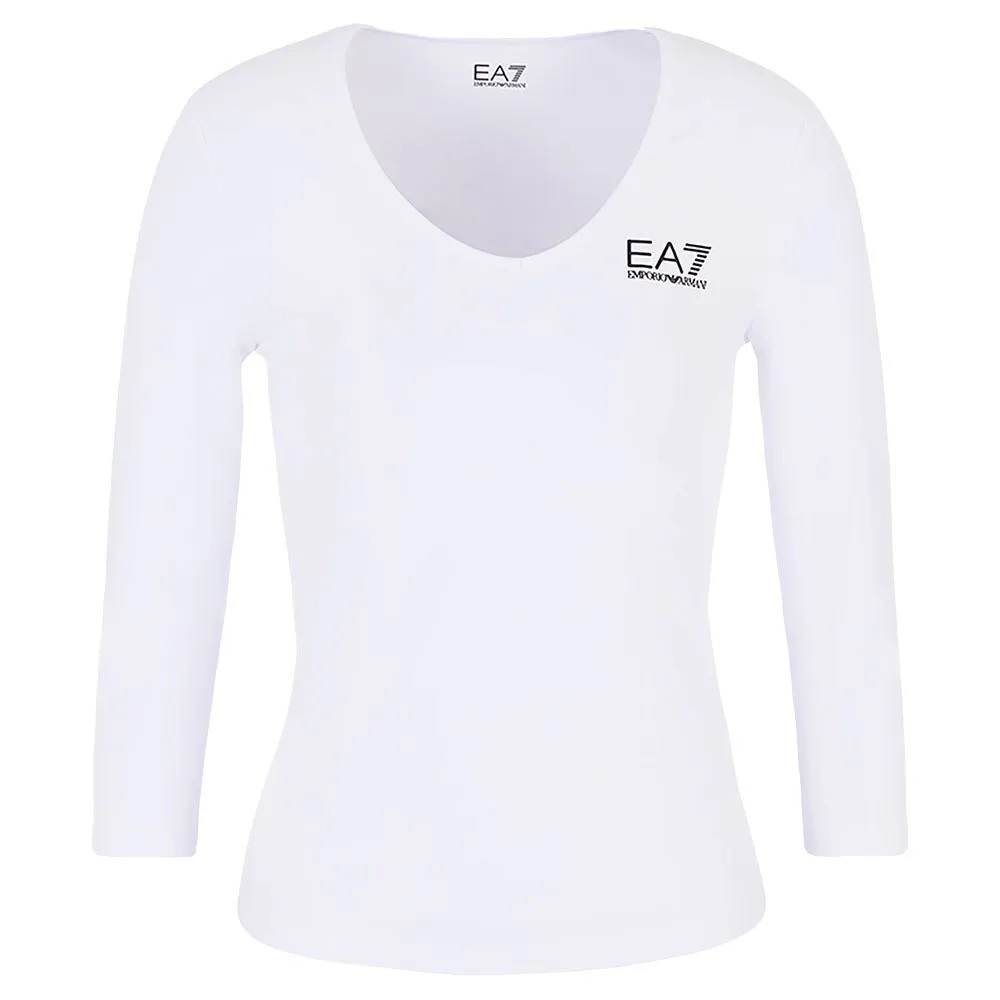 EA7 EMPORIO ARMANI Long Sleeve V Neck T T恤 正品歐洲代購 [140343242]