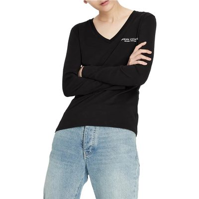 ARMANI EXCHANGE Exchange Long Sleeve V Neck T Shirt T恤 8NYT89_YJG3Z 正品代購