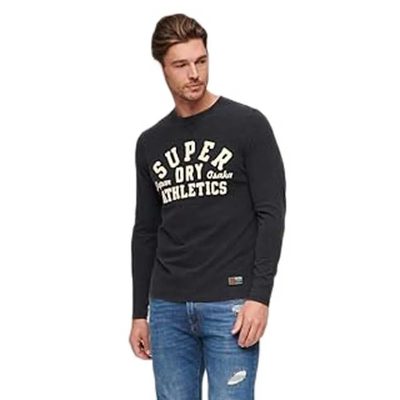 SUPERDRY Vintage Athletic Lon T恤 復古 仿舊 寬鬆 正品歐洲代購 [140473812]