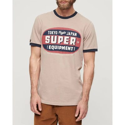 SUPERDRY Ac Ringer Workwear G T恤 舒適 復古 經典 正品歐洲代購 [140587802]
