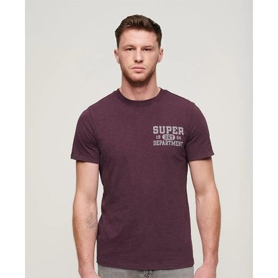 SUPERDRY Athletic College Gra T恤 耐磨 棉質 寬鬆 正品歐洲代購 [140587828]