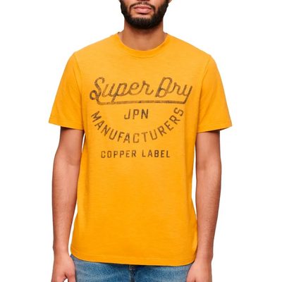 SUPERDRY Copper Label Script T恤 復古 寬鬆版型 正品歐洲代購 [140587943]