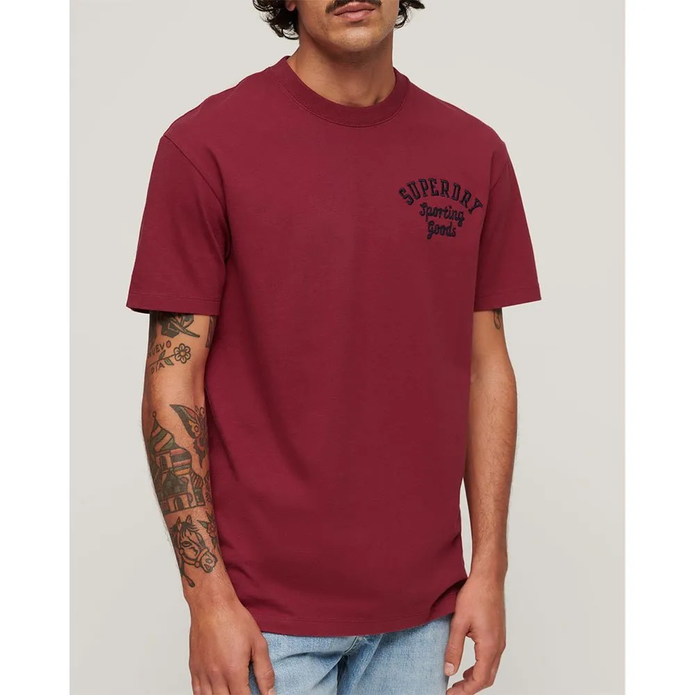 SUPERDRY Embroidered Supersta T恤 刺繡Logo 正品歐洲代購 [140588025]