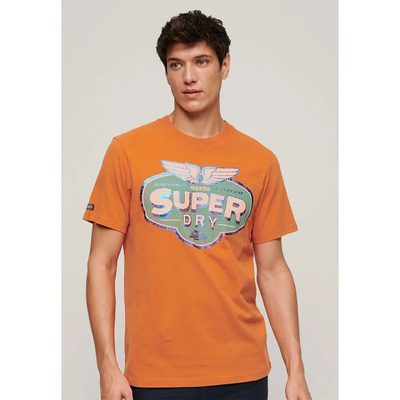 SUPERDRY Gasoline Workwear Sh T恤 透氣 寬鬆版型 正品歐洲代購 [140588219]