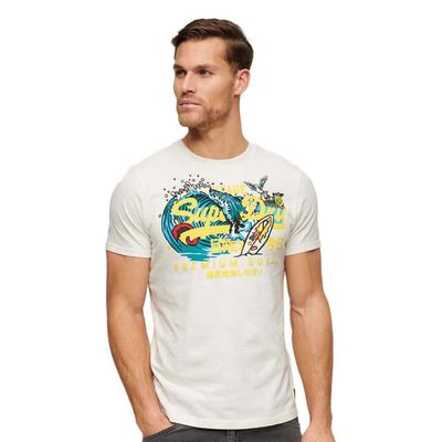 SUPERDRY Vl Graphic Short Sle T恤 透氣 寬鬆 正品歐洲代購 [140588285]