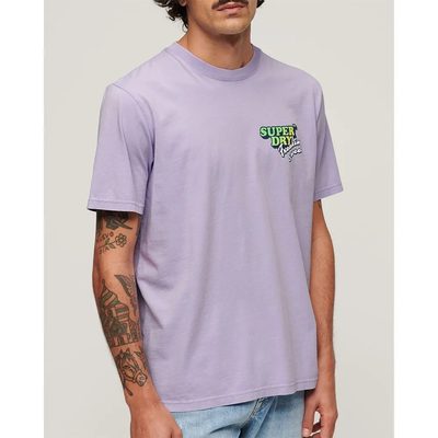 SUPERDRY Neon Travel Chest Lo T恤 寬鬆 霓虹圖案 正品歐洲代購 [140588392]