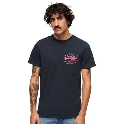 SUPERDRY Neon Vl Short Sleeve T恤 舒適 寬鬆版型 正品歐洲代購 [140588406]