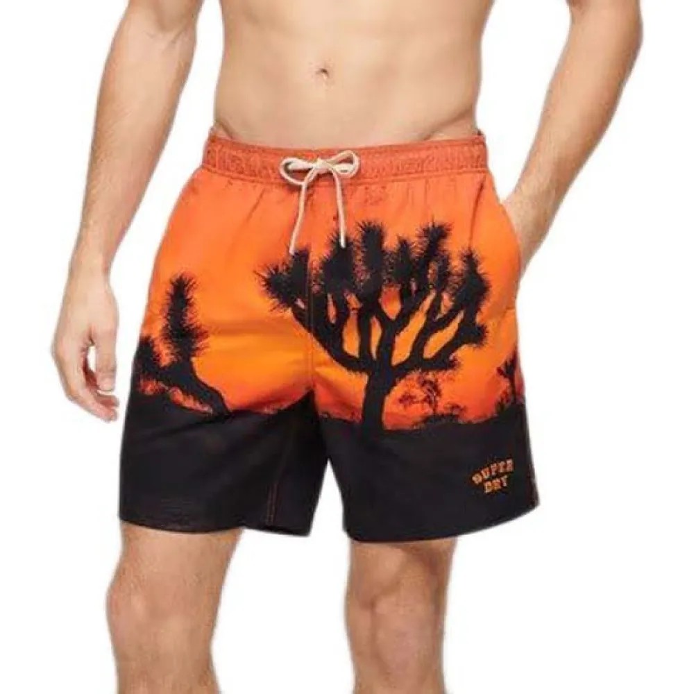 SUPERDRY Photographic 17 Swim 短褲 復古印花 正品歐洲代購 [140588452]