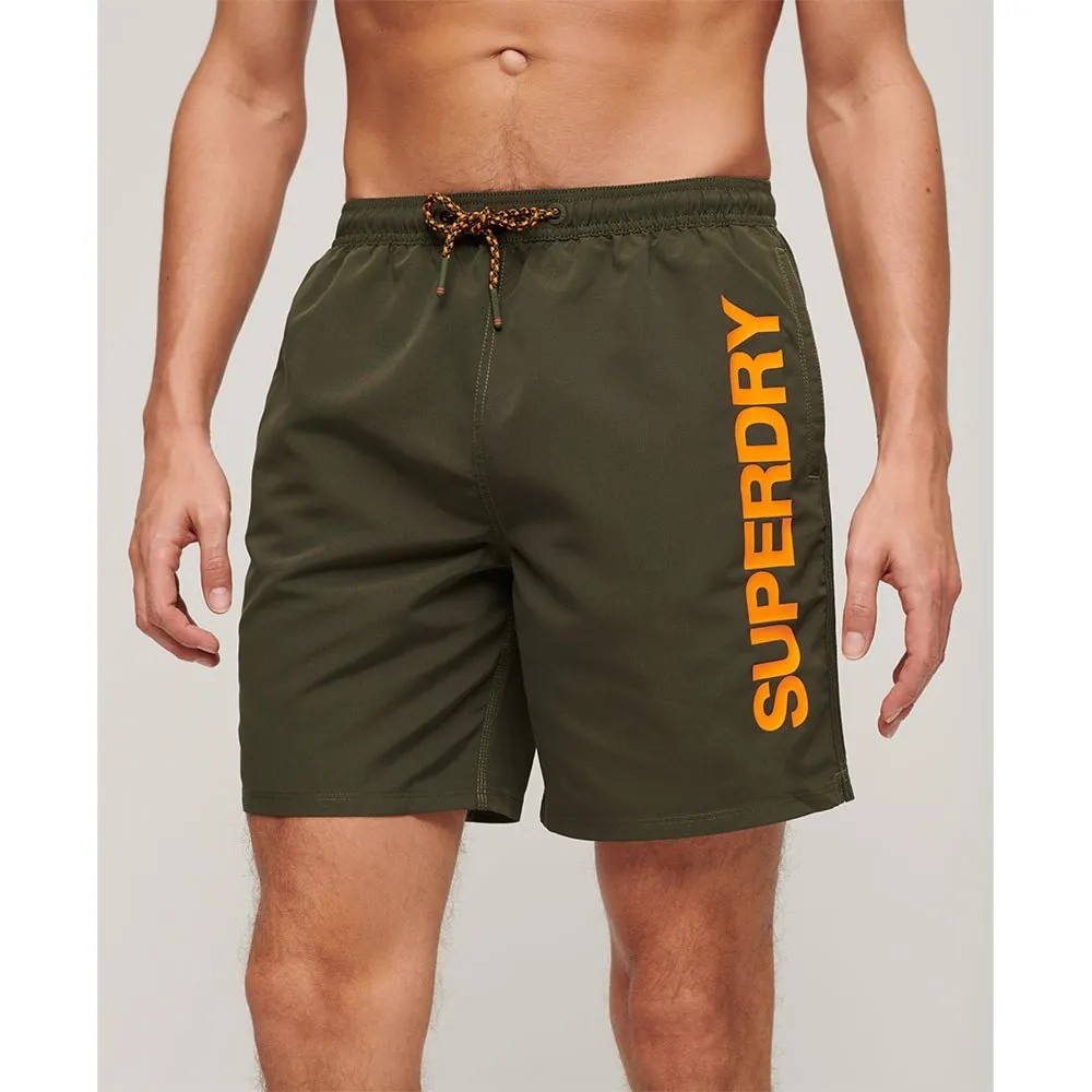SUPERDRY Sport Graphic 17 Swi 短褲 合成材質 正品歐洲代購 [140588587]