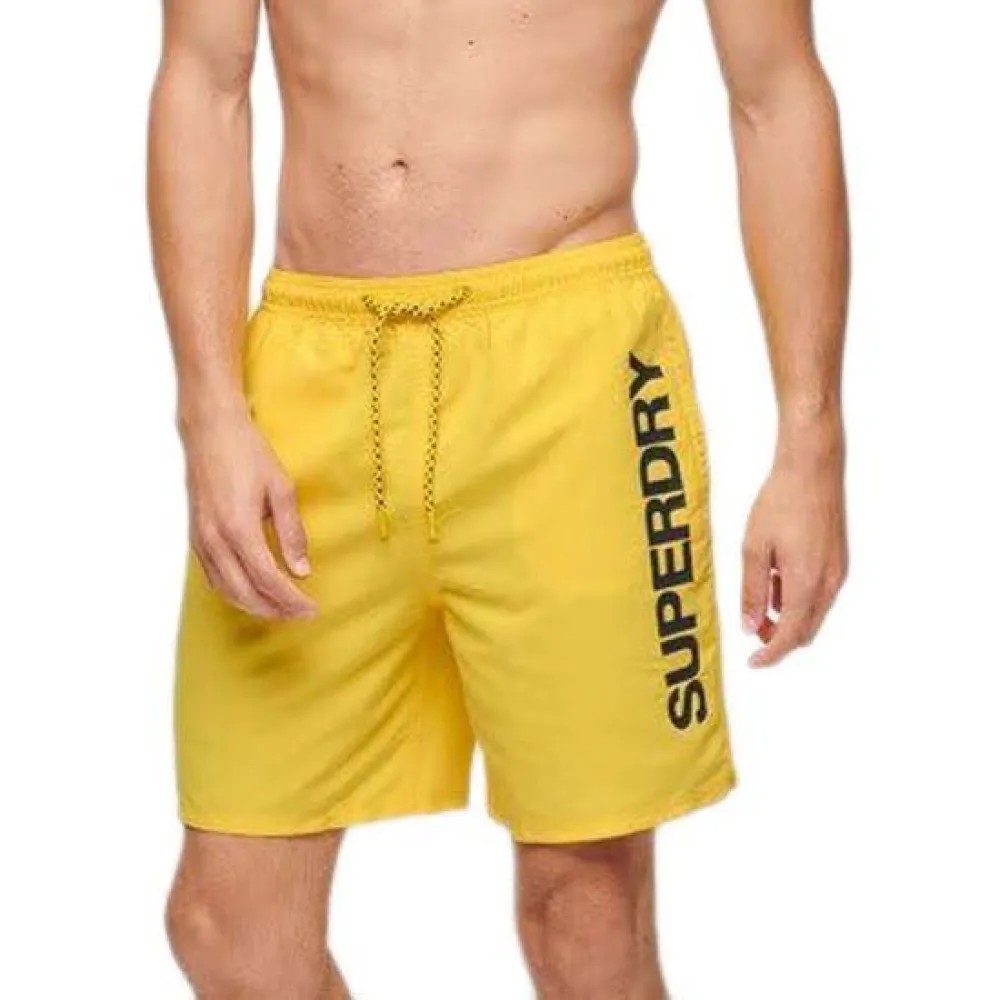 SUPERDRY Sport Graphic 17 Swi 短褲 合成材質 正品歐洲代購 [140588589]