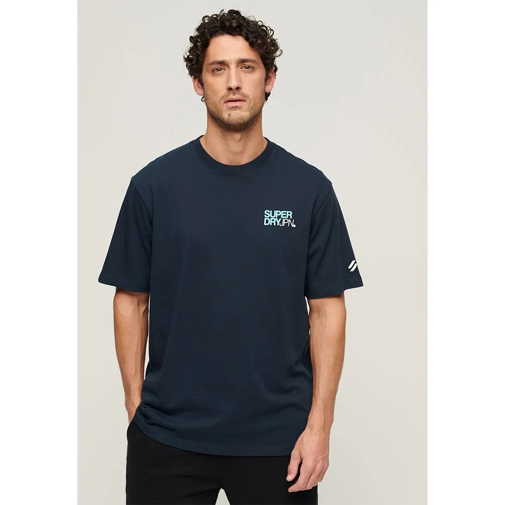 SUPERDRY Sportswear Logo Loos T恤 寬鬆 透氣 正品歐洲代購 [140588673]