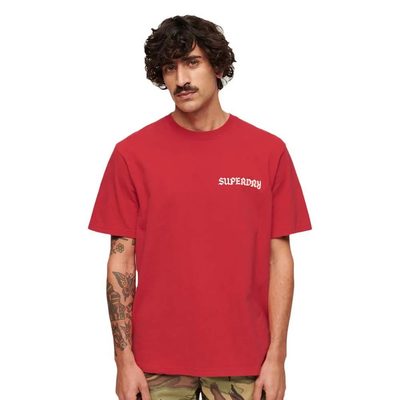SUPERDRY Tattoo Graphic Loose T恤 寬鬆版型 正品歐洲代購 [140588770]